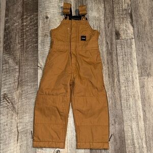 WALLS TOUGH WEAR Kids' Insulated Overalls- size XS 4/5 NWOT